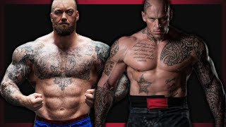 Pelea de GIGANTES REALES Hafthor Thor Bjornsson VS Martyn Ford [upl. by Ettedranreb616]