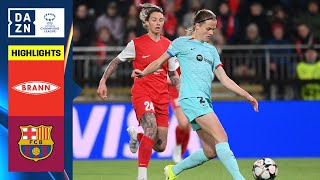 HIGHLIGHTS  SK Brann vs Barcelona  UEFA Womens Champions League 202324 Español [upl. by Leizar912]