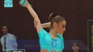 Yulia Barsukova RUS ribbon EC Budapest 1999 AA final [upl. by Coady260]