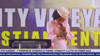 5TH SUNDAY  7 PROPHETIC SUNDAYS  THEME VISIBILITY  27TH OCTOBER 2024 [upl. by Osnofledi516]