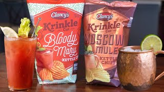 Aldi Chips  Bloody Mary and Moscow Mule Kettle Chips Review [upl. by Hudnut]