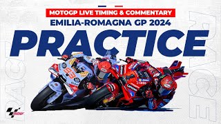 LIVE Data MotoGP Free Practice EmiliaRomagna GP 2024  Misano [upl. by Bord]