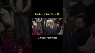 Rocketry Real Hero  SNambi Narayanan Indian aerospace engineer ISRO  shorts rocketry [upl. by Aleihs71]