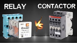 Contactor vs Relay  Difference between Contactor and Relay [upl. by Ttej264]