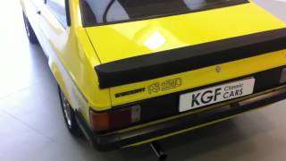 Remarkable Ford Escort RS Custom Signal Yellow History SOLD [upl. by Atinav]