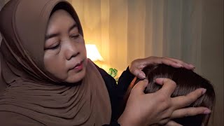 ASMR Tingly Lice Check amp Scalp Scratching [upl. by Ahael]