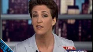 Rachel Maddow on Palin amp Fruit Flies [upl. by Onitsoga605]