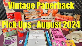 VINTAGE Book  PAPERBACK Pickups  August 2024  Puffin  Penguin Rarities  NEL  Pan ASMR Maybe [upl. by Scotney]