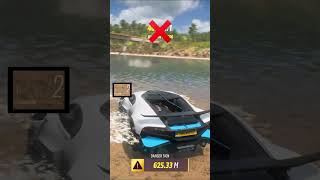 JUMP TEST  BUGATTI VS KOENIGSEGG  FORZA HORIZON 5  shorts [upl. by Joappa]