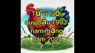 Tử vi tuổi quý Dậu 1993 nam mạng năm 2024 [upl. by Richardson]