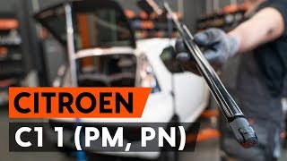 Hoe een gasveer achterklep vervangen op een CITROEN C1 PM PN AUTODOCTUTORIAL [upl. by Ahsienot13]