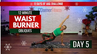 12 Days of Abs Challenge  OBLIQUES  Side of Abs Workout  Day 5 🎉 [upl. by Faruq]