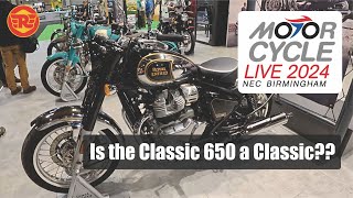 New 2025 Royal Enfield Classic 650 amp Bear 650 at Motorcycle Live 2024  First Impressions Review [upl. by Rehpotsyrhc546]