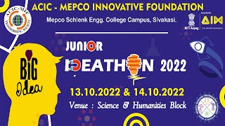 JUNIOR IDEATHON 2022 [upl. by Corissa]