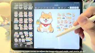 digital stickers usage guide [upl. by Gilford816]