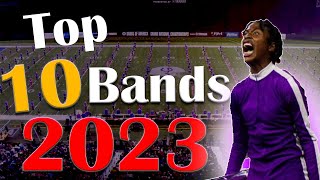 2023 Top 10 High School Marching Bands OF THE YEAR [upl. by Dorcus]