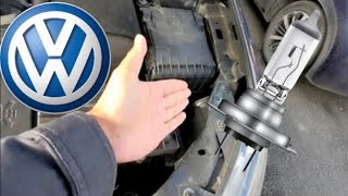 VW Golf Headlight bulb change THE HARD ONE [upl. by Feliks250]