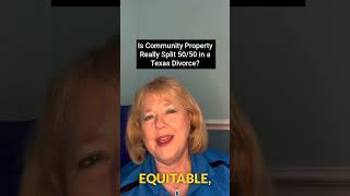 Is Community Property Really Split 5050 in a Texas Divorce [upl. by Rimola60]