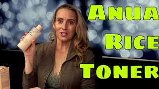 Anua Skincare Rice 70 Glow Milky Face Toner Review amp How to Use [upl. by Borden]