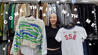 ULTIMATE FALL THRIFT WITH ME 🍂🧦  STYLED TRY ON HAUL I SPENT 200 MY BEST THRIFT RUN [upl. by Schuman]