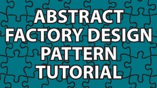 Abstract Factory Design Pattern [upl. by Ollopa]