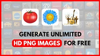 Generate Unlimited HD PNG Images For Free For Designing amp YouTube Thumbnail  9 Pro Tech [upl. by Arabelle]