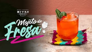 🍹CÓCTELES FÁCILES con Mezcal Mitre Origen MOJITO de FRESA 🍓 [upl. by Eiramanin]