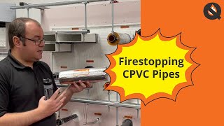 Firestopping Tested Detail HPE Sealant amp QIF Fire Sleeve for CPVC Pipes [upl. by Eirolav]