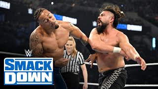 Andrade vs Carmelo Hayes SmackDown highlights July 19 2024 [upl. by Nitas27]