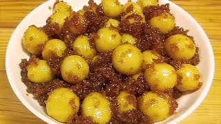 Ammini Kozhukattai RecipeSweet Rice Flour Dumplings [upl. by Adnalue]