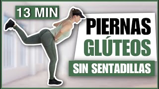 PIERNAS TONIFICADAS Y GLÚTEOS GRANDES SIN SENTADILLAS  AUMENTAR GLÚTEOS Y CADERAS en CASA [upl. by Ahsiemal]