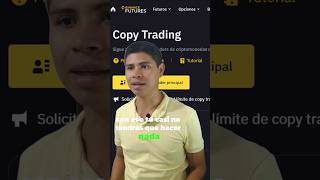 Copy trading en Binance bitcoin criptotrading criptofinanzas finanzas criptomonedas trading [upl. by Esinyl]