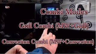 Combi Modes in Samsung Microwave Oven Model no CE76JDBXTL or CE73JDBXTL [upl. by Heidi]