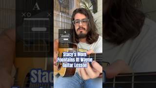 Stacy’s Mom Guitar Lesson guitar music acousticguitar guitarlesson cover learntoplayguitar [upl. by Asseniv]