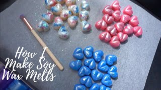 How I Make My Soy Wax Melts For My Small Business [upl. by Aurlie]