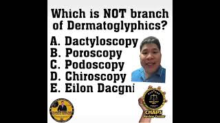 Ano mga kaibahan ng mga branches ng Dermatoglyphics by CHAPS Review Center [upl. by Savannah773]