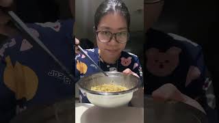 Sour salty spicy noodles salad ချဉ်ငံစပ်ခေါက်ဆွဲသုပ် facile easy recipe ricetta noodles fyp [upl. by Sobmalarah]