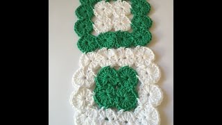 Tuto Carré rond au crochet [upl. by Calise]