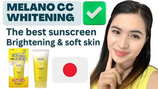 HOW TO USE MELANO CC WHITENING SUNSCREEN Made in Japan [upl. by Heriberto]