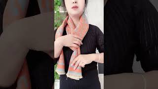 Easy Winter Scarf Tie Methods  How to tie a scarf mens scarfwearing [upl. by Engelhart]