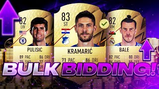 Bulk Bidding With Players Who Always Work FIFA 22 Trading Method [upl. by Ettegirb617]