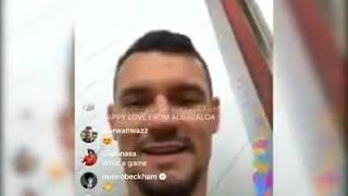 Watch Dejan Lovren Instagram chats After Liver Beat Barcelona 40 At Anfield [upl. by Ailekahs]