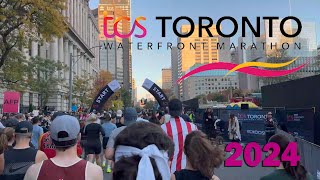 My first Marathon TCS Toronto Waterfront Marathon 2024 [upl. by Tehr64]