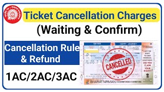 IRCTC Train Ticket Cancellation Charges  IRCTC Refund Rules in Hindi [upl. by Etnoid287]