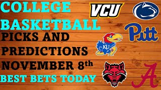 College Basketball Picks and Predictions November 8th Best Bets [upl. by Pandolfi817]