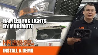 Morimoto XB LED Fog Lights for 0918 Ram  Horizontal Style 1500 2500 3500 [upl. by Lebiralc]