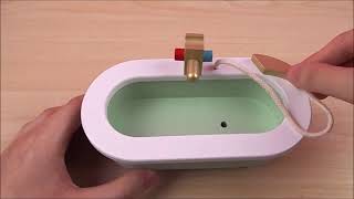 Le Toy Van Wooden Dolls house Bathroom Furniture Unboxing [upl. by Eizzil128]