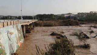 PUENTE DE RIBARROJA A LA ELIANA TRAS GOTA FRIA 24 [upl. by Beard]