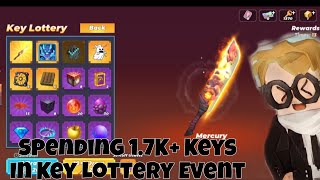 Spending 17k Keys In Key Lottery Event In Bedwars😀Blockman GoBedwars [upl. by Alderson]