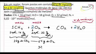 Estequiometria com reagente em excesso e limitante [upl. by Rie]